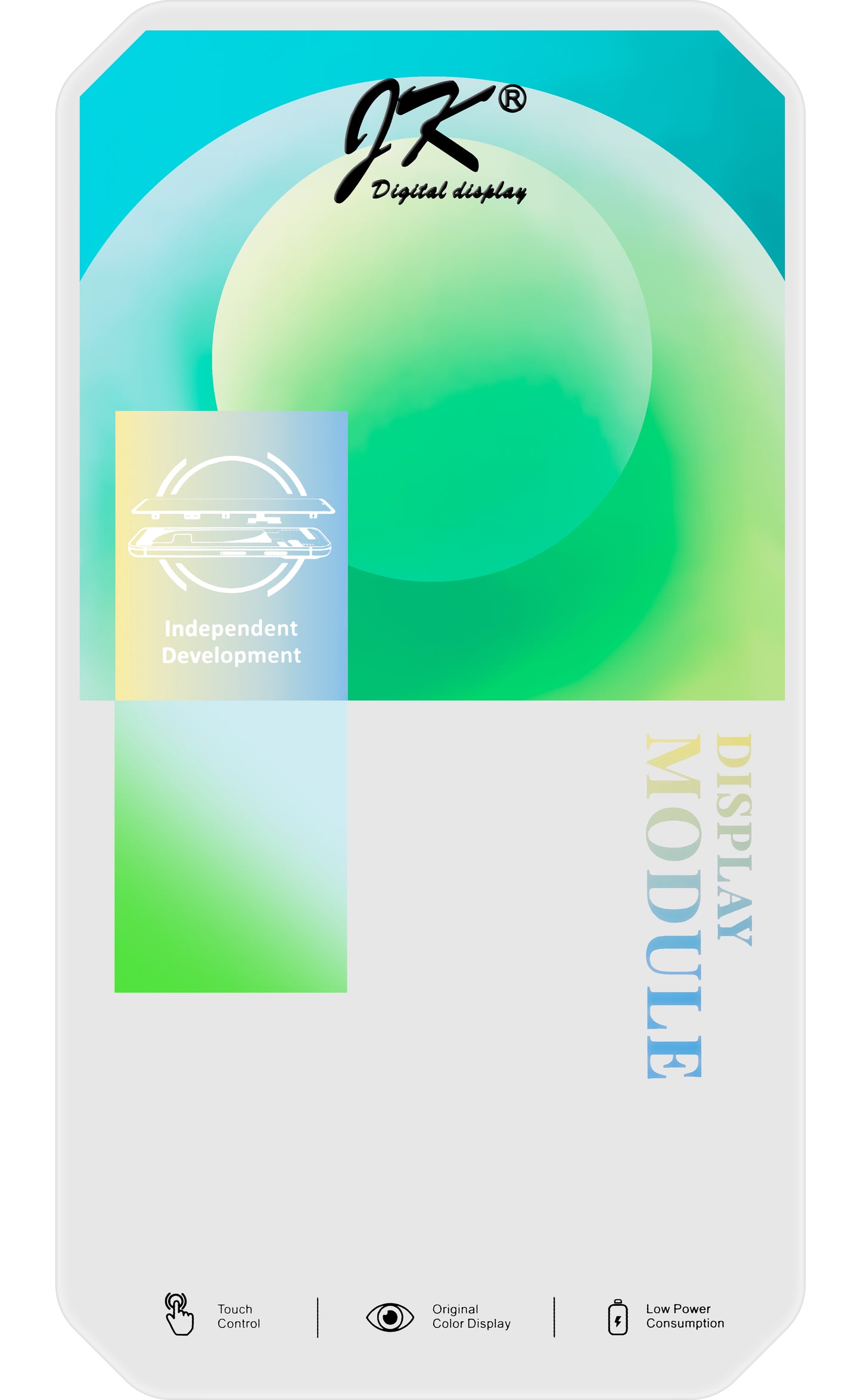 JK Touchscreen Display voor Apple iPhone 13 Pro Max, met frame, In-Cell LCD-versie, zwart