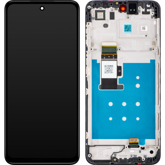 Motorola Moto G23 scherm met aanraakscherm, met frame, zwart, Service Pack 5D68C22092