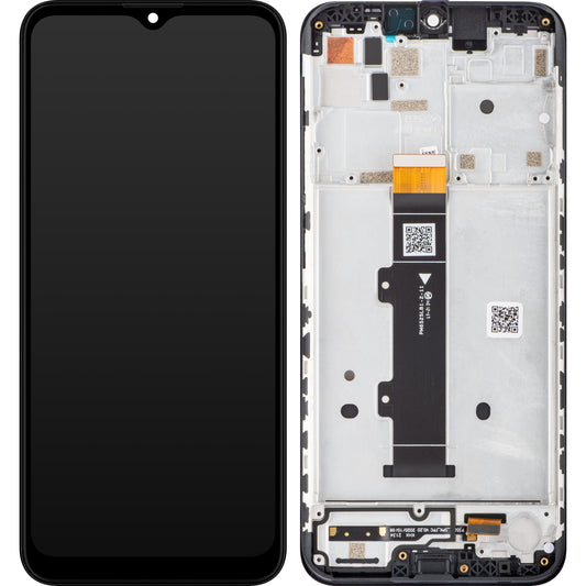 Motorola Moto G20 touchscreen scherm, met frame, zwart, Service Pack 5D68C18521