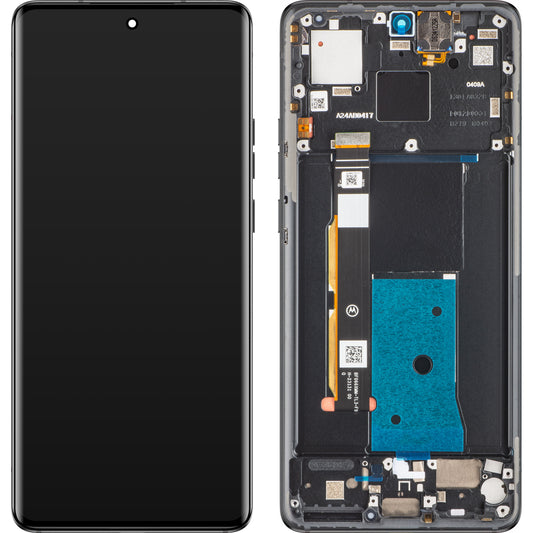 Touchscreen scherm Motorola Edge 40, met frame, zwart (Eclipse Black), Service Pack 5D68C22670