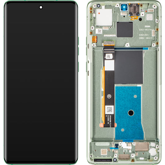 Motorola Edge 40 touchscreen scherm met frame, nevelgroen, Service Pack 5D68C22672