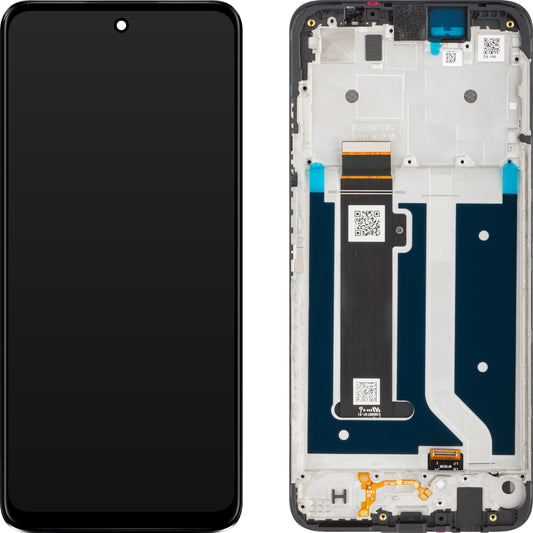 Motorola Moto G34 scherm met aanraakscherm, met frame, zwart, Service Pack 5D68C23723