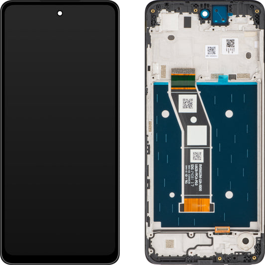 Motorola Moto G24 scherm met aanraakscherm, met frame, zwart, Service Pack 5D68C23810