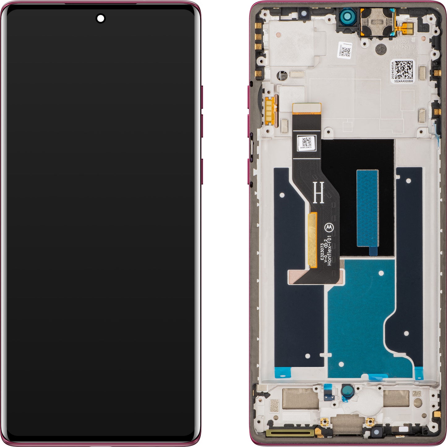 Motorola Edge 50 Fusion Touchscreen Display, met Frame, Hot Pink, Service Pack 5D68C24360