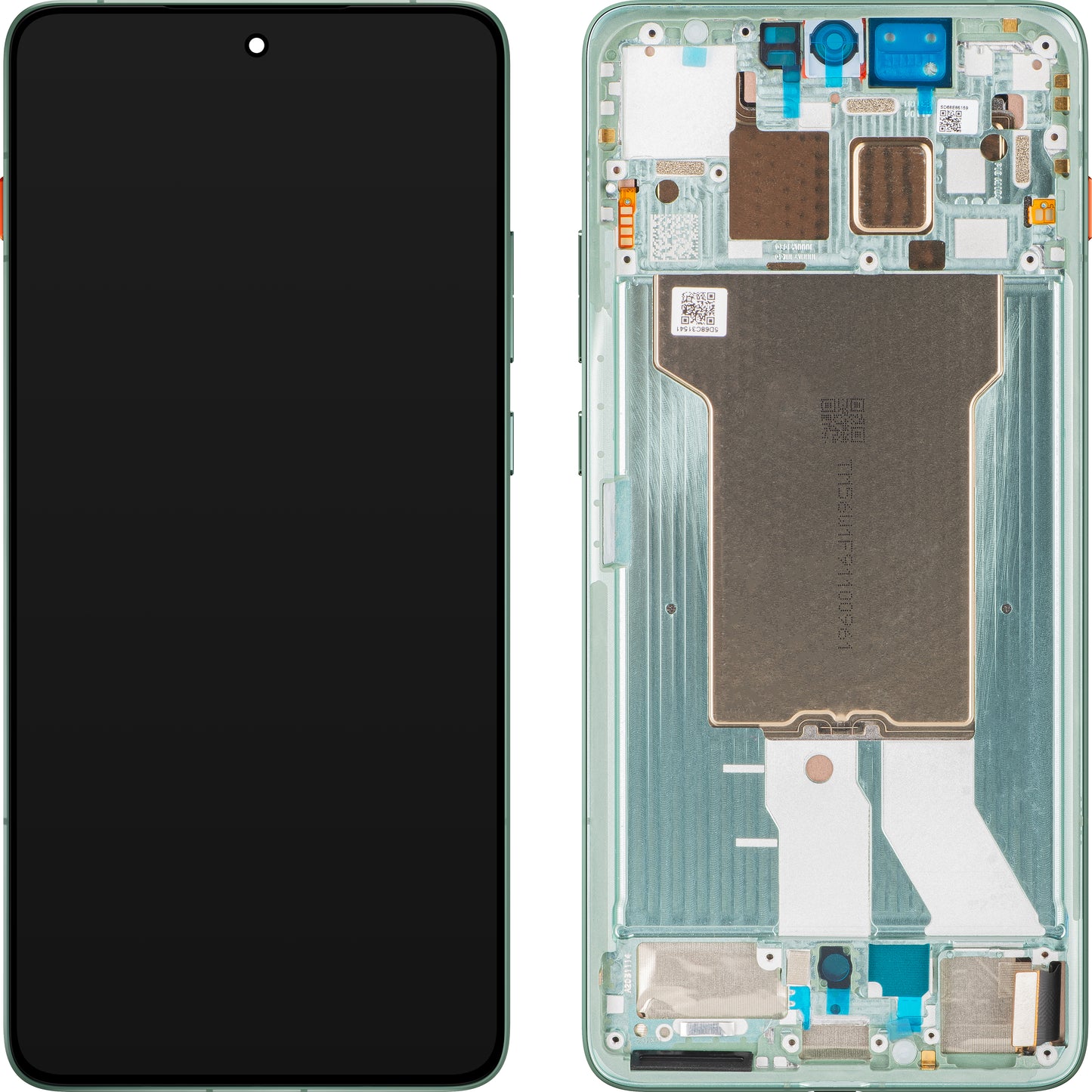 Display met Touchscreen Motorola Edge 70, met Frame, Groen (Lily Pad), Service Pack 5D68C31542