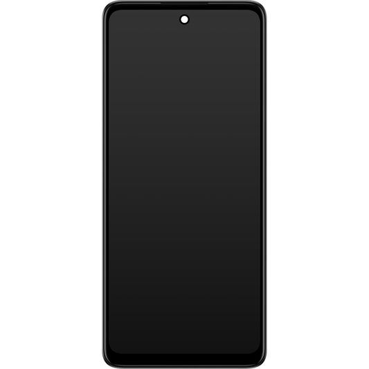 Motorola Moto G51 5G touchscreen scherm, met frame, zwart, Service Pack 5D68C20028
