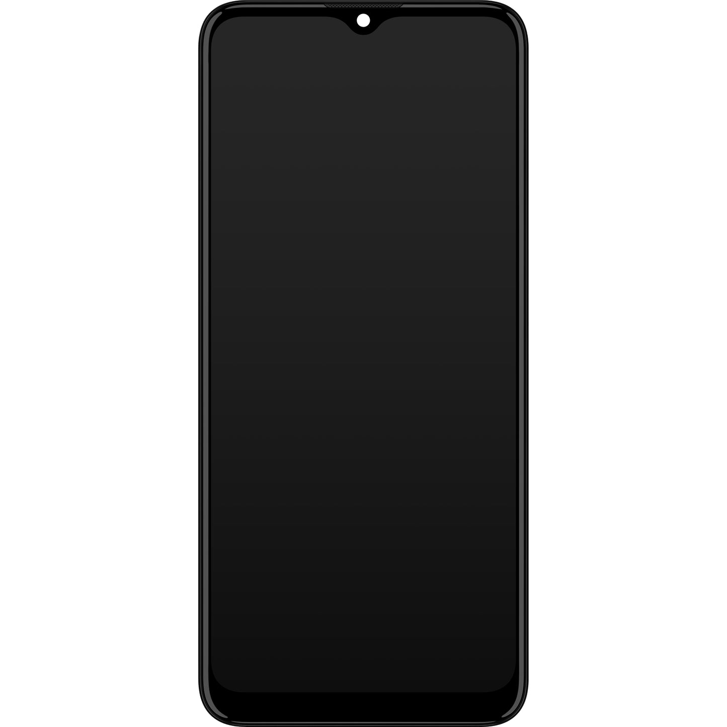 Motorola Moto E20 touchscreen scherm met frame, zwart, Service Pack 5D68C19457