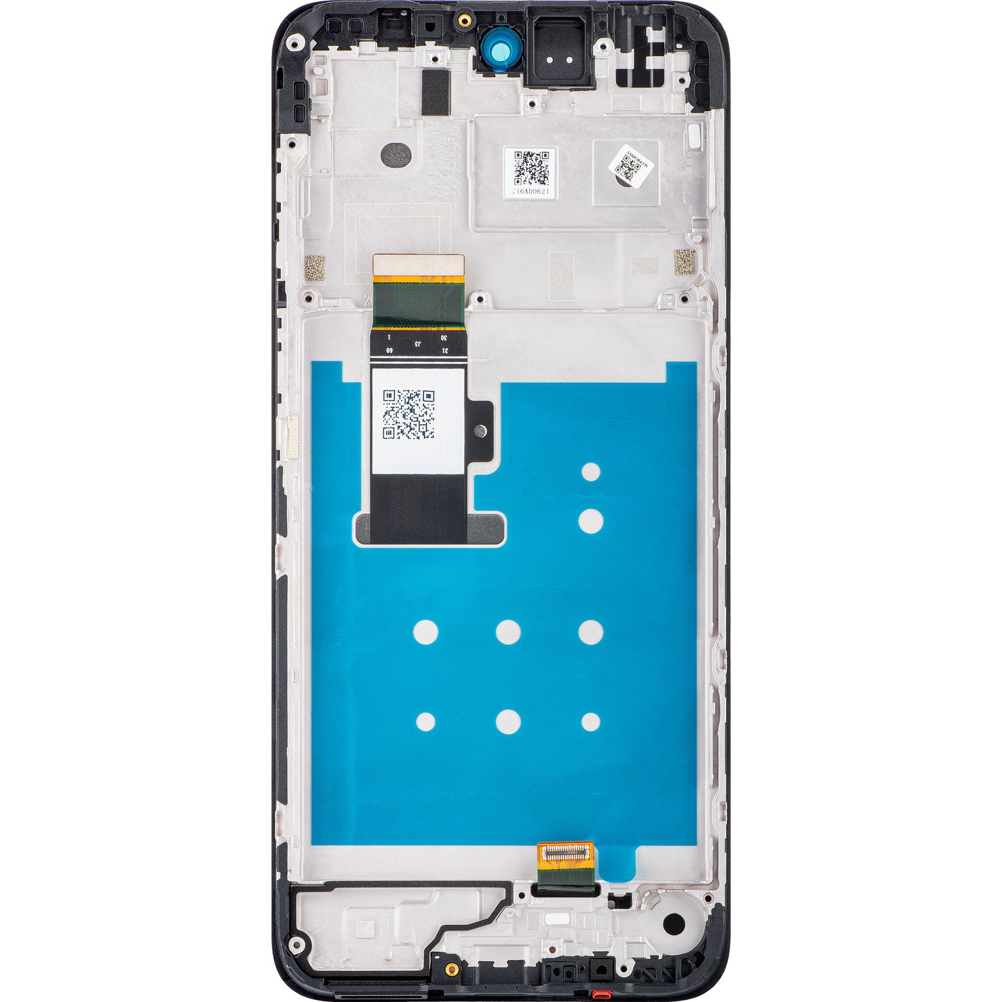 Motorola Moto G13 touchscreen scherm met frame, zwart (mat houtskool), Service Pack 5D68C22318