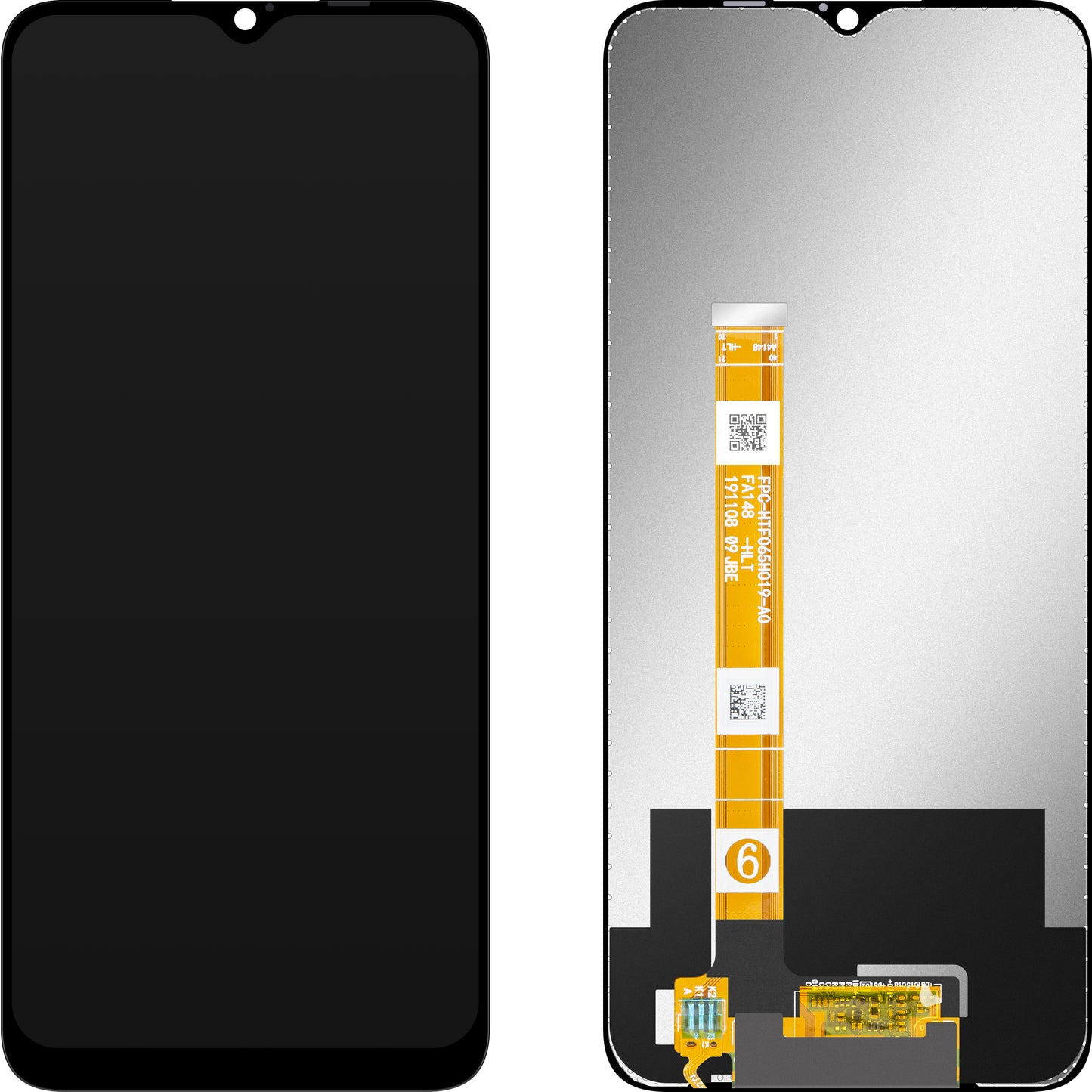 Display met Touchscreen MP compatibel met Oppo A16K / A31 / A5 (2020) / A8 / A9 (2020)