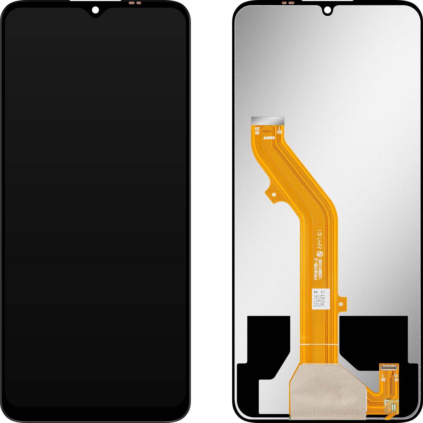 Display met Touchscreen MP compatibel met TCL 40 SE