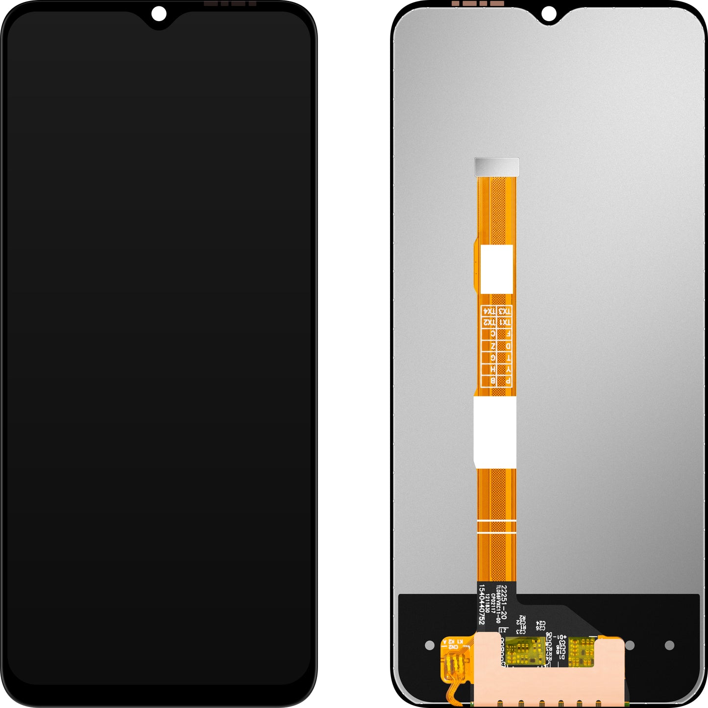 Display met Touchscreen MP compatibel met vivo Y35 (2015)