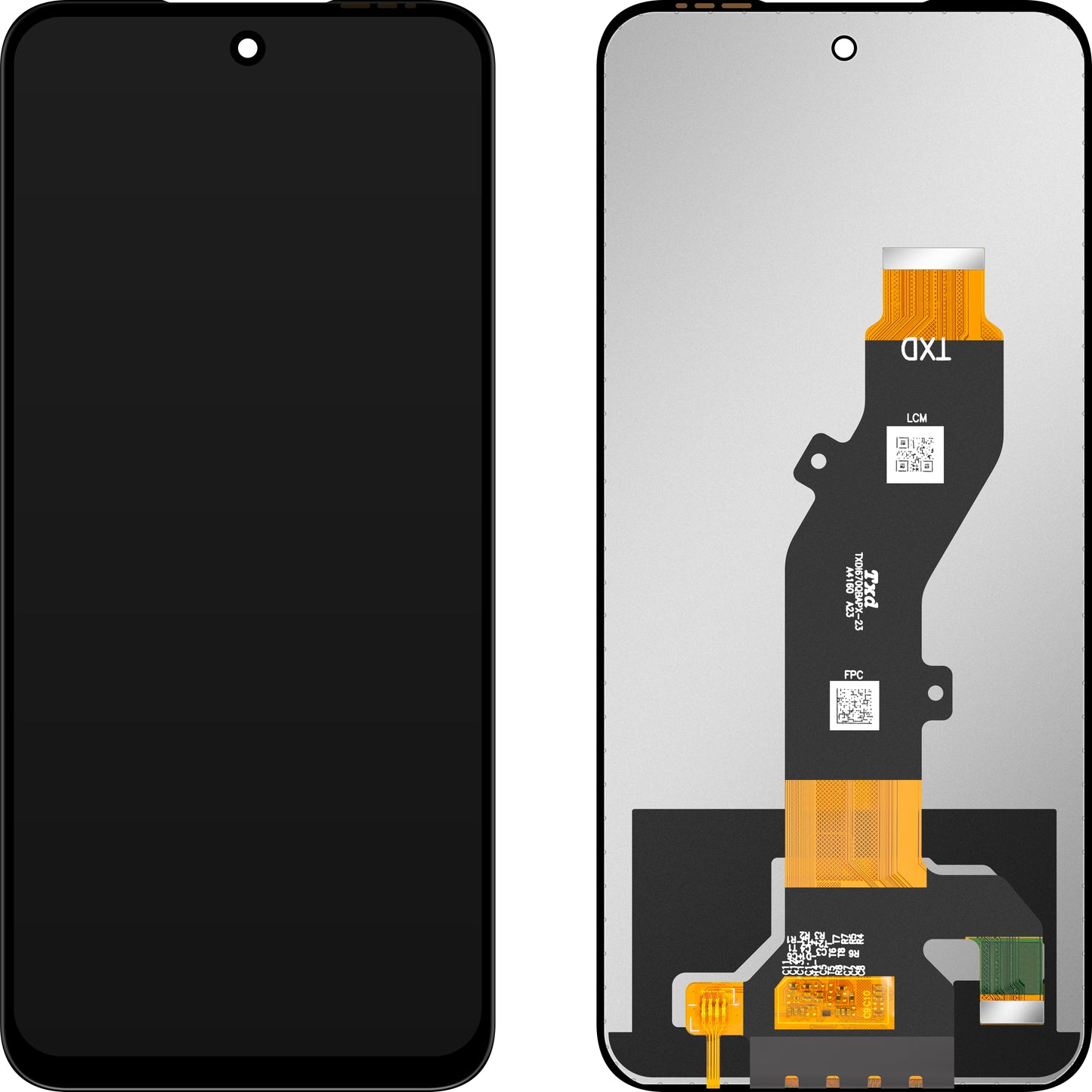 Display met Touchscreen MP compatibel met Tecno Pop 9 / Pop 9 4G / Pova 6 Neo 5G / Spark 30C / Spark 30C 5G