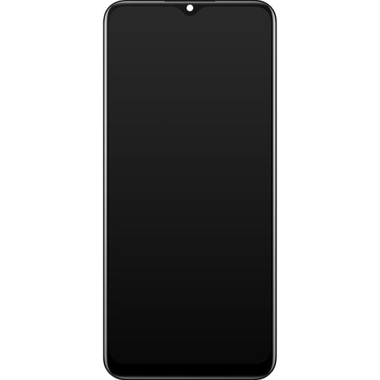 Touchscreen scherm Realme C21Y, met frame, zwart, Service Pack 4908747