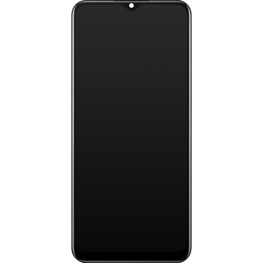 Touchscreen scherm Realme C25Y, met frame, zwart, Service Pack 4908854