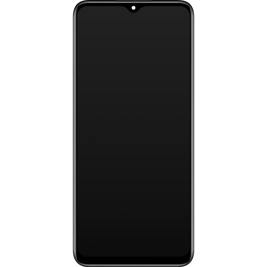 Realme 9i 5G touchscreen scherm, met frame, Rocking Black, Service Pack 4130296