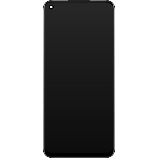 Realme 7 touchscreen scherm, met frame, Mist Blue, Service Pack 4906871