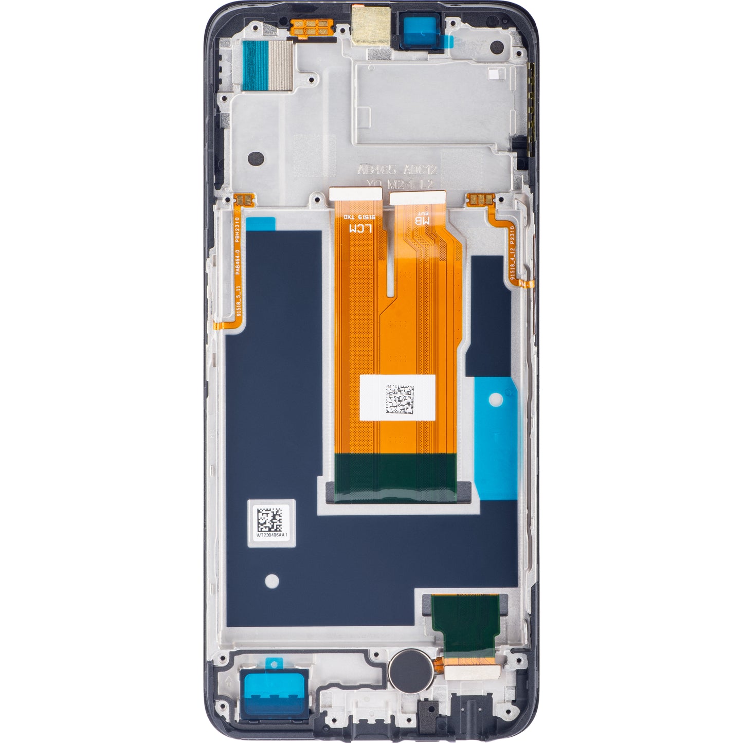 Realme 9i 5G touchscreen scherm, met frame, Rocking Black, Service Pack 4130296