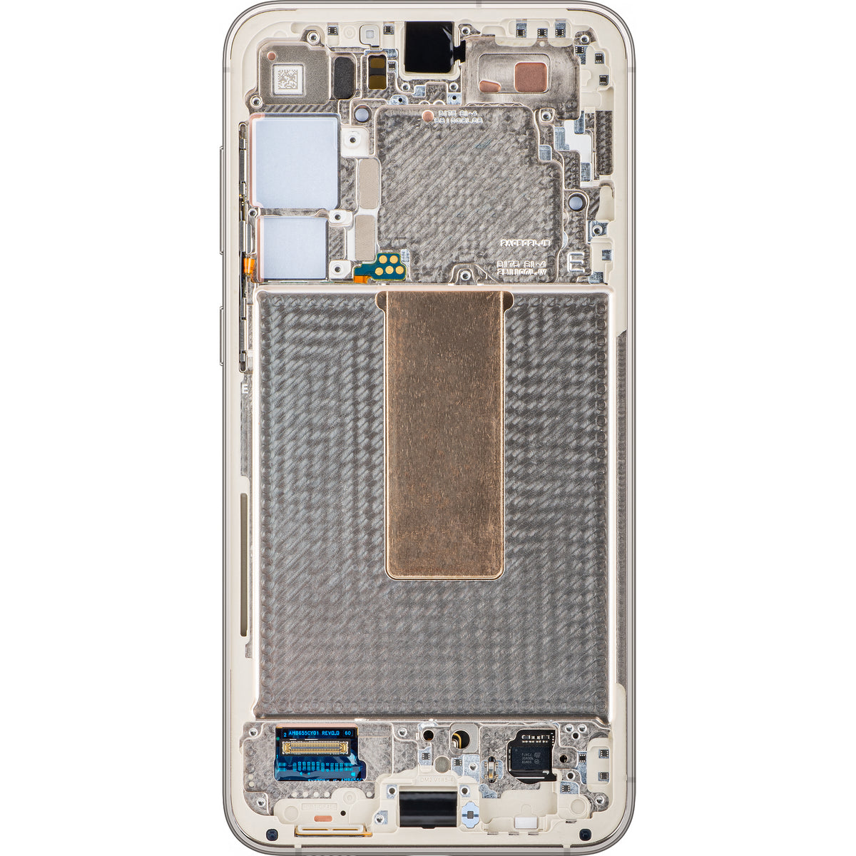 Samsung Galaxy S23+ S916 Touchscreen Display, met Frame, Wit (Cream), Service Pack GH82-30476B