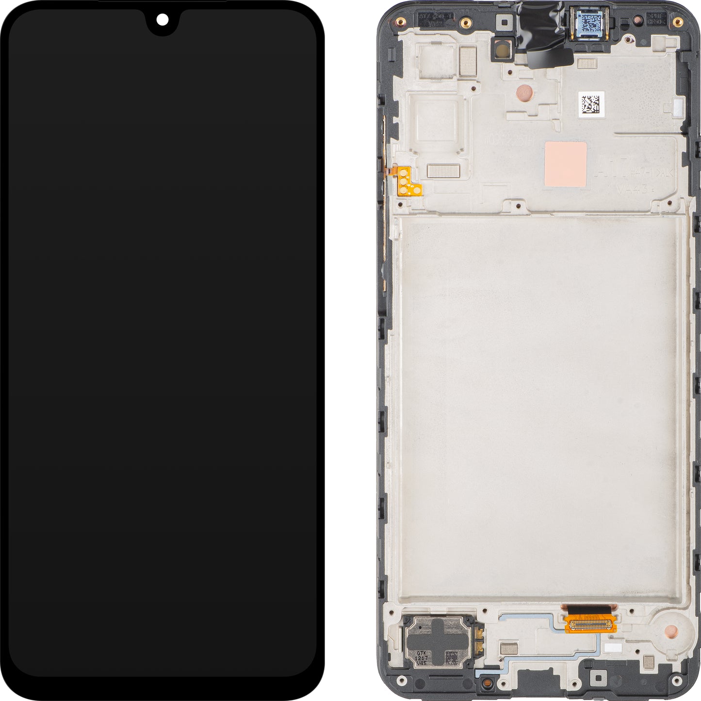 Display met Touchscreen Samsung Galaxy A17 4G, met Frame, Zwart, Service Pack GH82-38527A