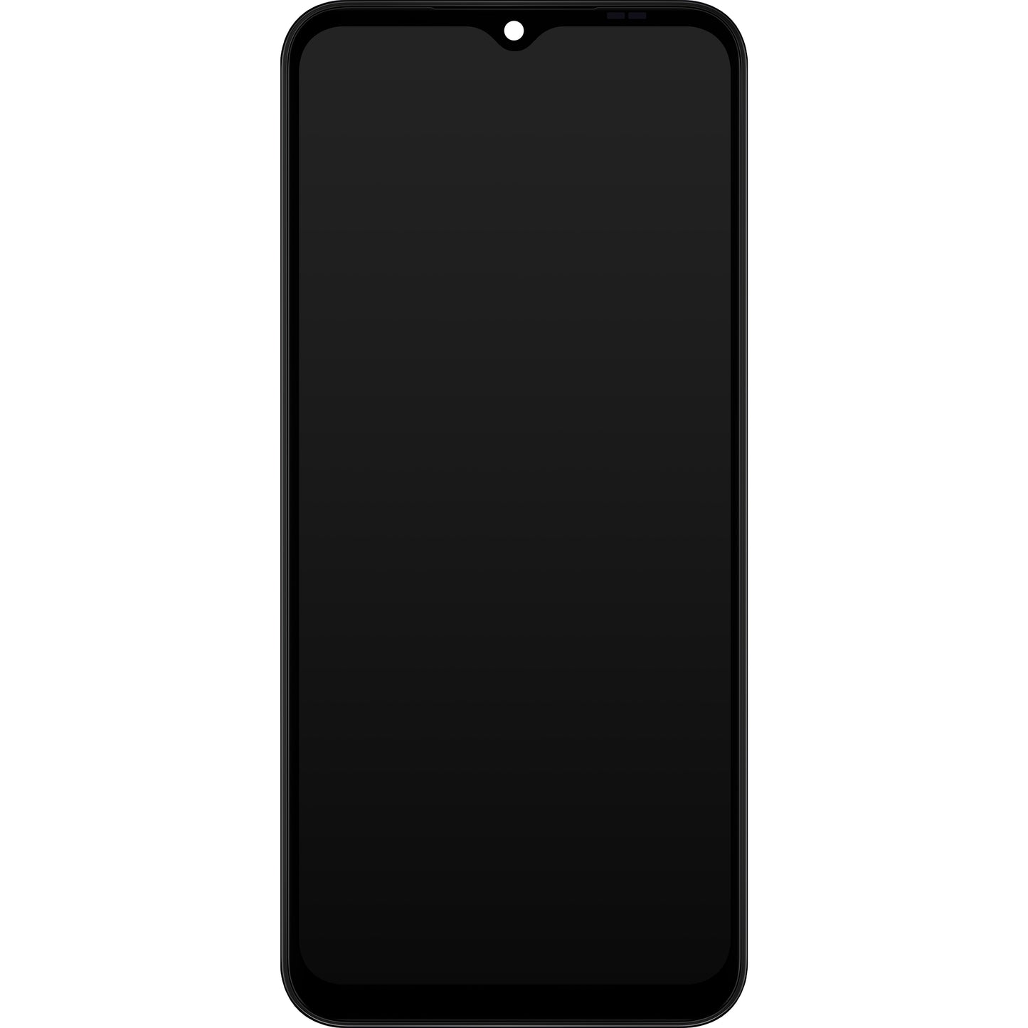 Touchscreen scherm Samsung Galaxy A14 A145, met frame, Europa-versie, zwart, Service Pack GH81-23540A