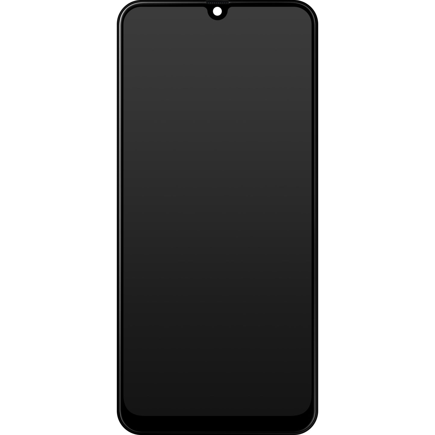 Samsung Galaxy Galaxy M30 M305 touchscreen scherm, met frame, zwart, Service Pack GH82-19347A