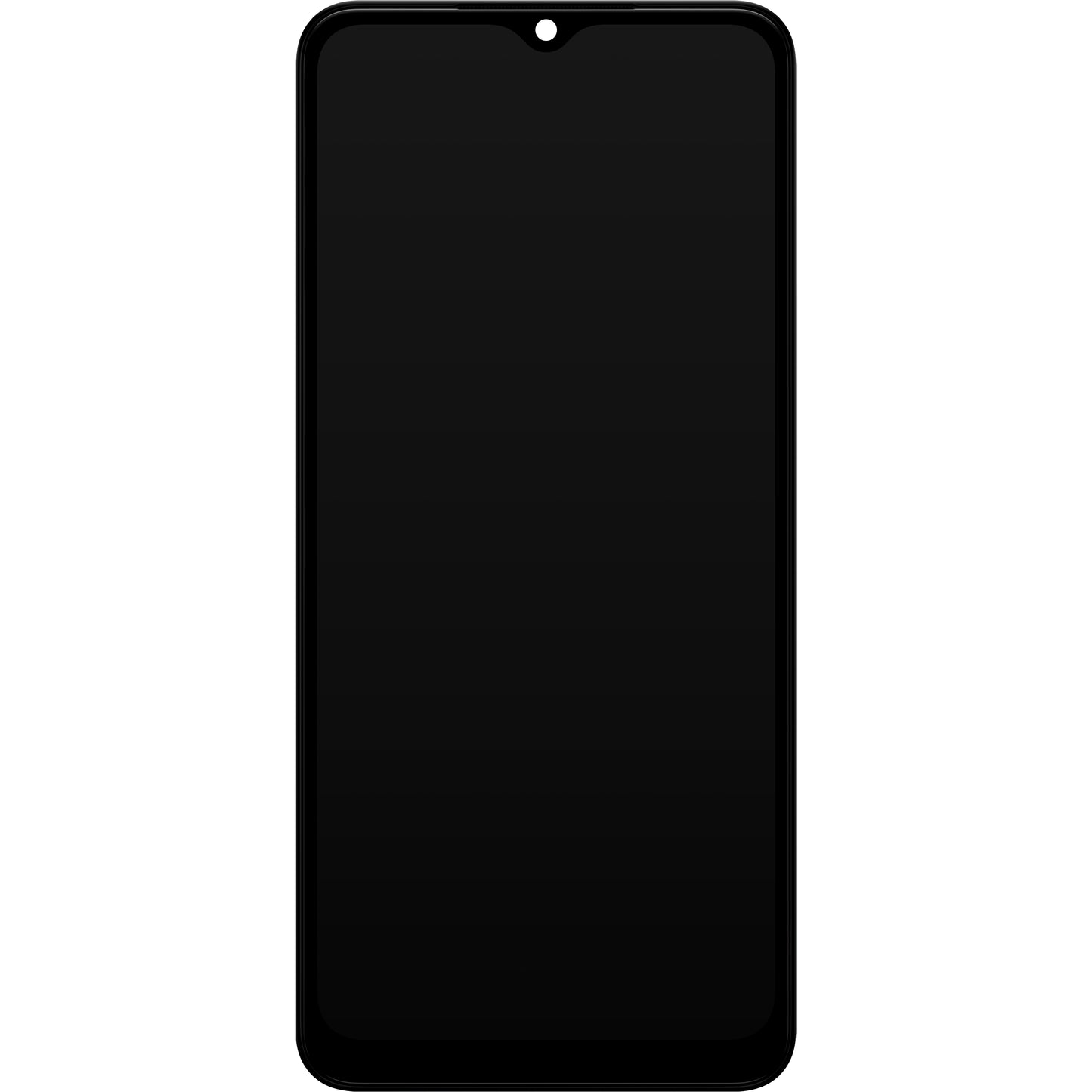 Touchscreen scherm Samsung Galaxy A04 A045, met frame, zwart, Service Pack GH81-22731A