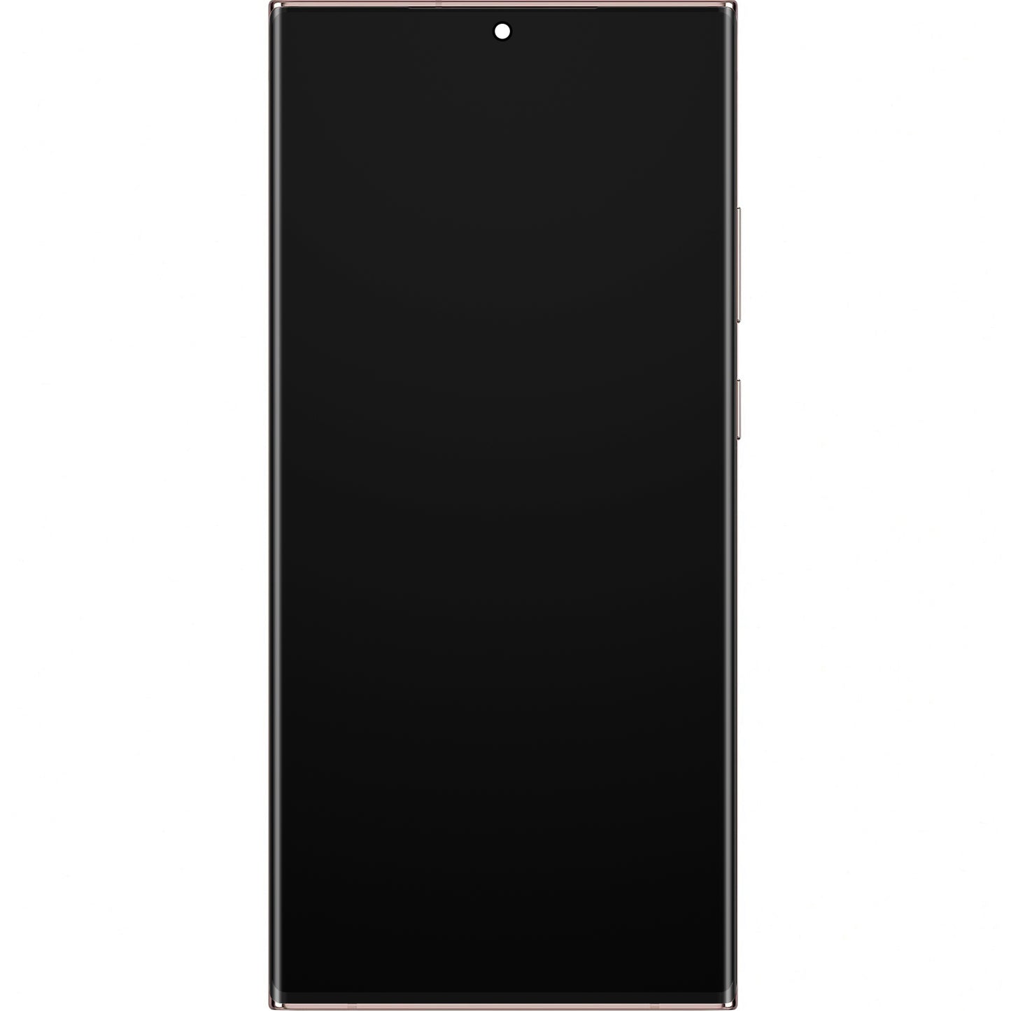 Samsung Galaxy Note 20 Ultra 5G N986 / Note 20 Ultra N985 Touchscreen scherm met frame, Mystic Bronze, Service Pack GH82-31453D