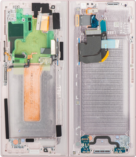Samsung Galaxy Z Fold6 F956 Touchscreen Display, met Frame, Sub Inner, Roze, Service Pack GH82-35042B