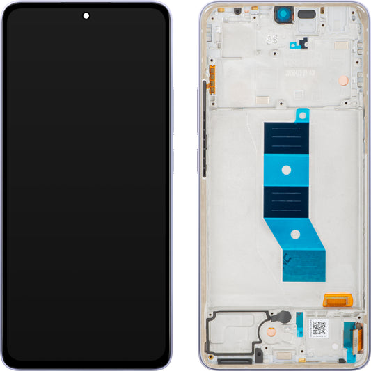 Display met Touchscreen Xiaomi Poco M7 Pro 5G, met Frame, Violet (Lavender Frost), Service Pack 5600080O17P00