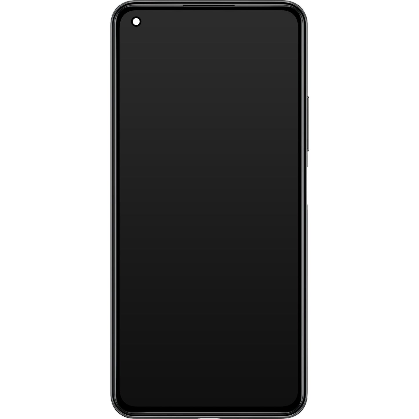 Xiaomi 11 Lite 5G NE Touchscreen Display, met Frame, Zwart (Truffle Black), Swap 5600030K9D00