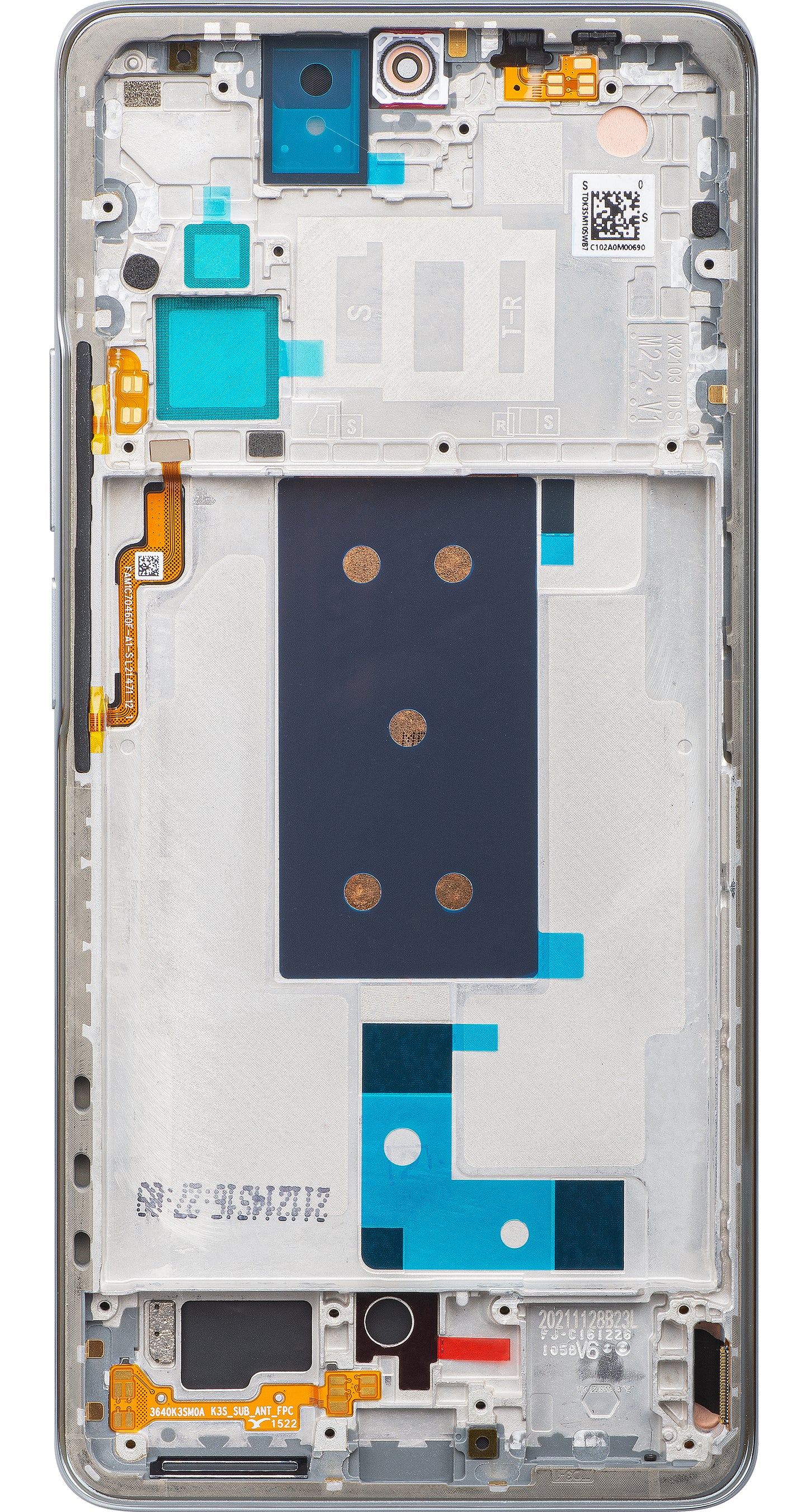 Xiaomi 11T Touchscreen Display, met Frame, Grijs (Meteorite Gray), Swap 560004K11R00