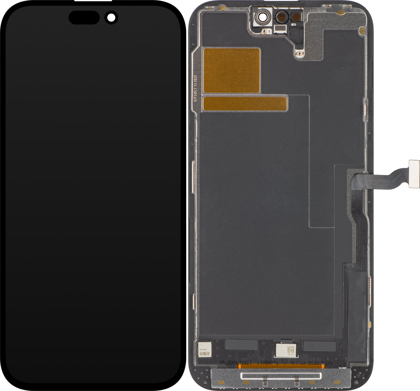 ZY Touchscreen Display voor Apple iPhone 14 Pro Max, met Frame, LCD In-Cell IC Verplaatsbare Versie, Zwart