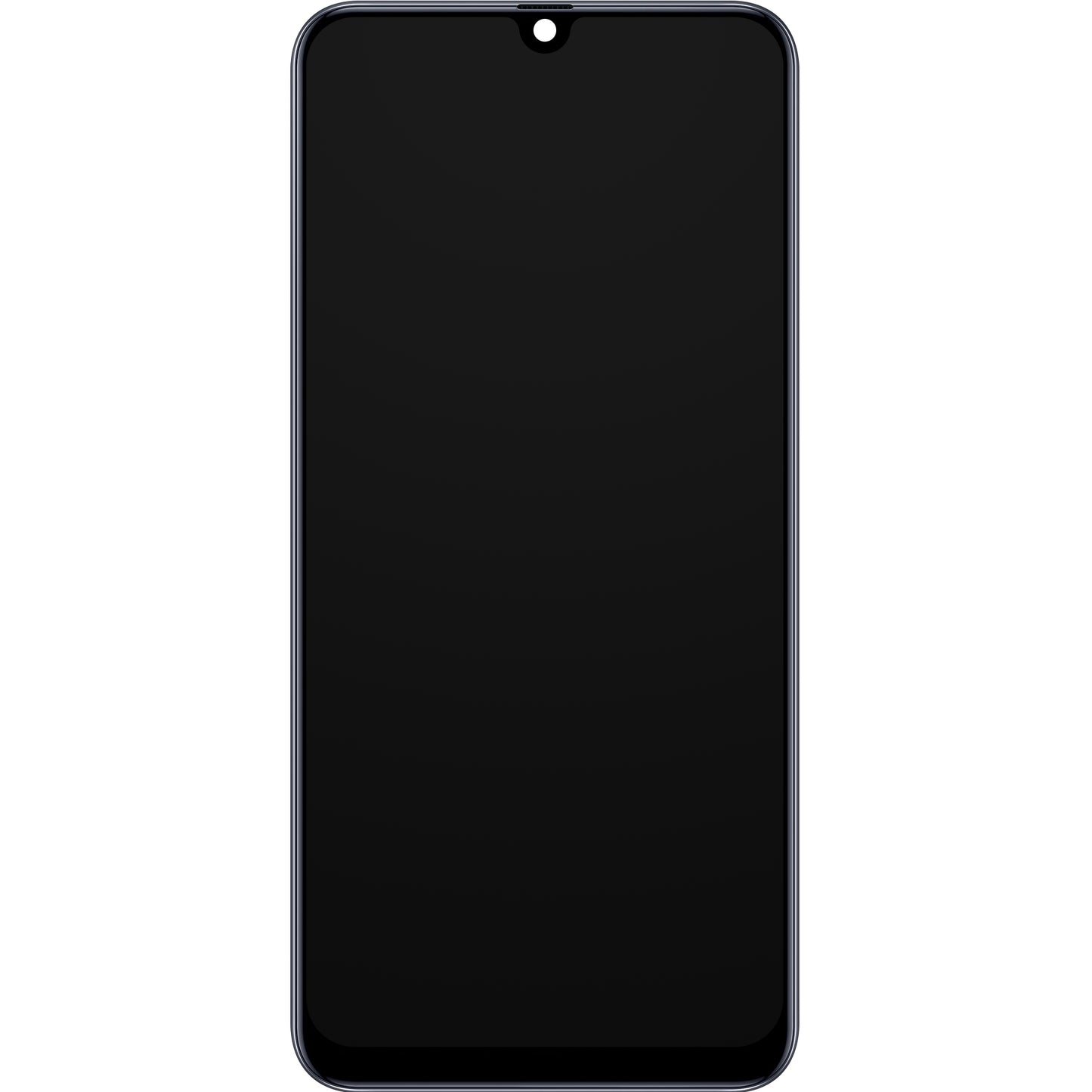 Display met Touchscreen Samsung Galaxy M31 M315, met Frame, Zwart, Service Pack GH82-22405A