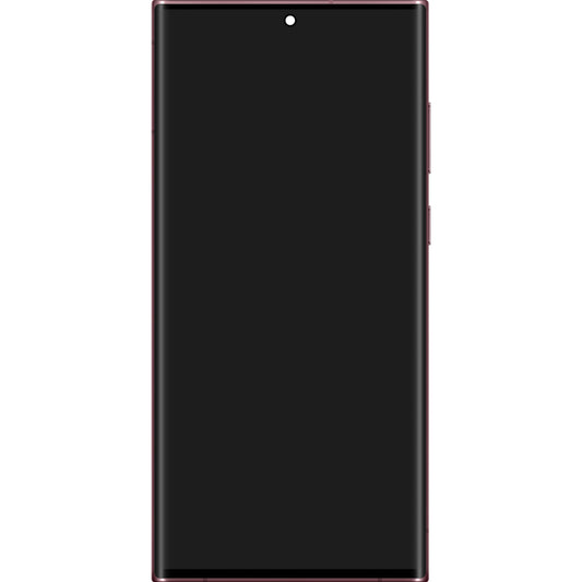 Samsung Galaxy S22 Ultra 5G S908 touchscreen scherm, met frame, kersen, Service Pack GH82-27488B