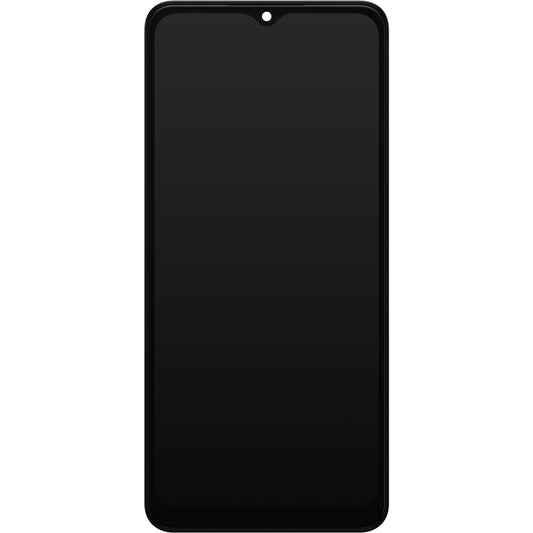 Touchscreen scherm Samsung Galaxy A04s A047, met frame, zwart, Service Pack GH82-29805A