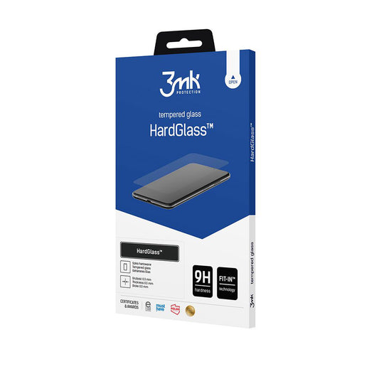 3MK HardGlass schermbeschermfolie voor Samsung Galaxy A37 5G, gehard glas, volledige lijmlaag