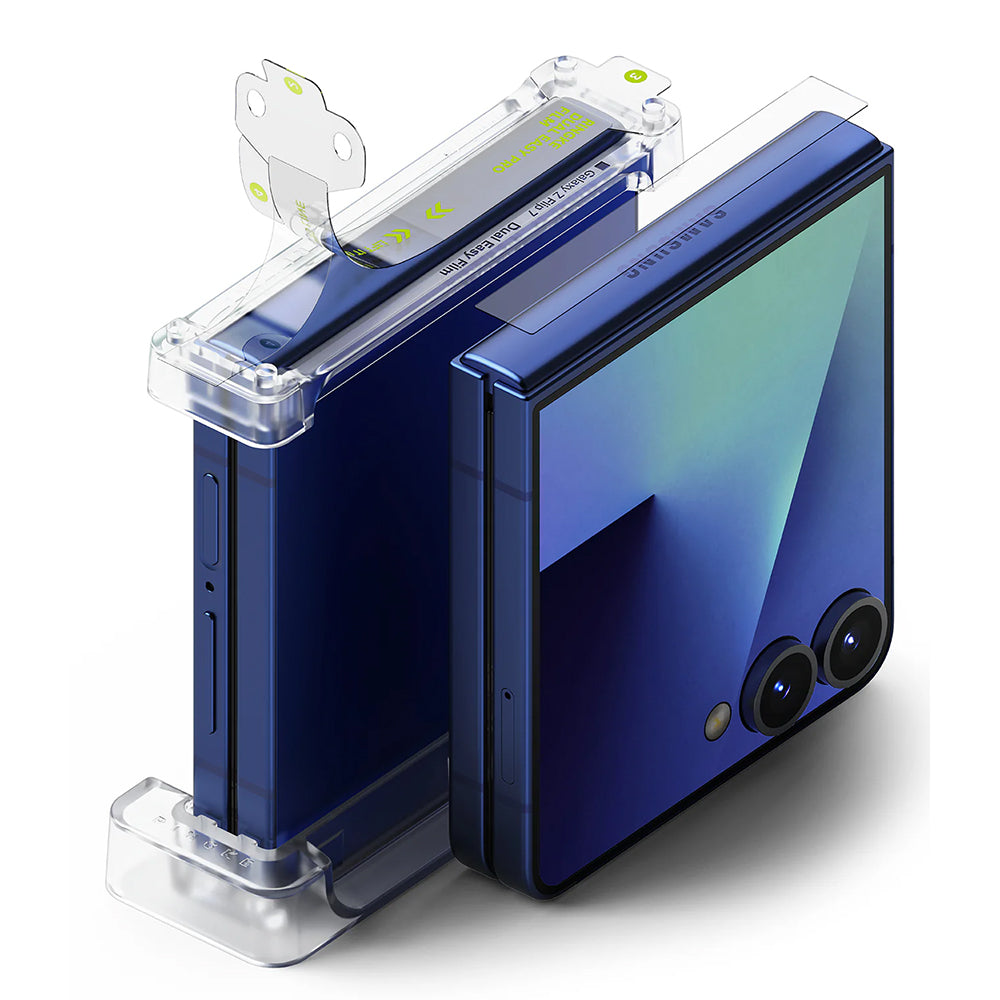 Ringke Scharnier Beschermfolie voor Samsung Galaxy Z Flip7 F766, Plastic, Set van 2 stuks
