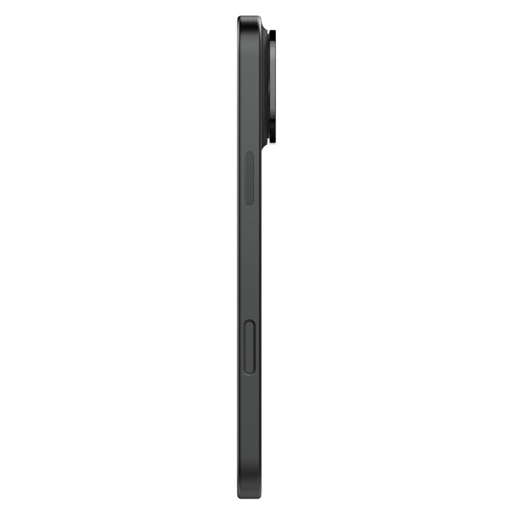 Beschermfolie Spigen GlastR Optik voor Apple iPhone 16 Pro Max Achtercamera, Gehard Glas, Set van 2 stuks, Zwart AGL05273