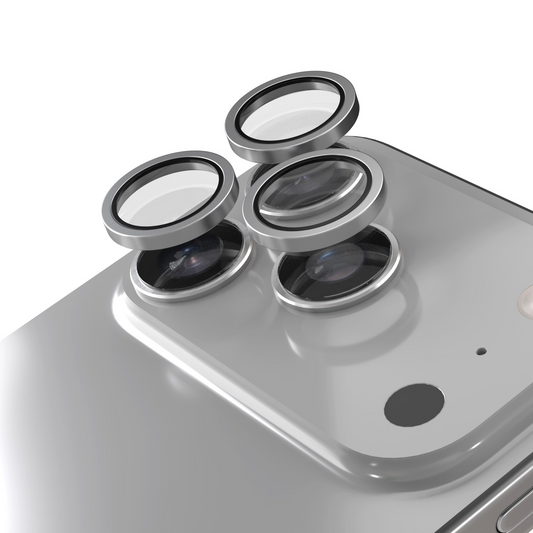 Achtercamera Beschermfolie Etteri voor Apple iPhone 17 Pro Max / 17 Pro, Gehard Glas, Grijs