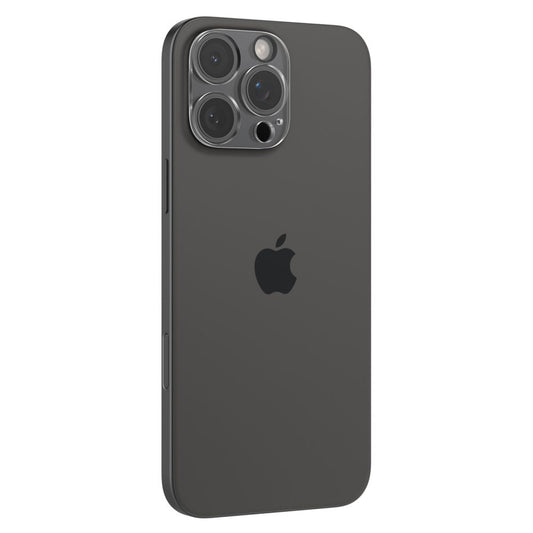 Spigen Optik Camera Beschermende Film Achterzijde voor Apple iPhone 15 Pro Max / 15 Pro, Glasbeschermd, Volledig Gelijmd, Set 2 stuks, Transparant