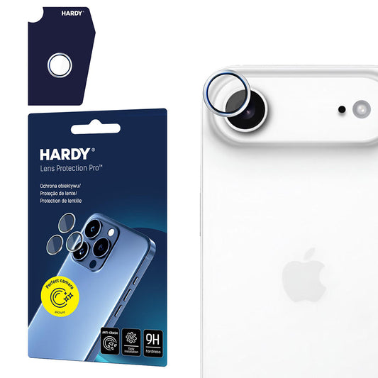 Beschermfolie Achtercamera 3MK Hardy Protection Pro voor Apple iPhone 17 Air, Gehard Glas, Zilverkleurig