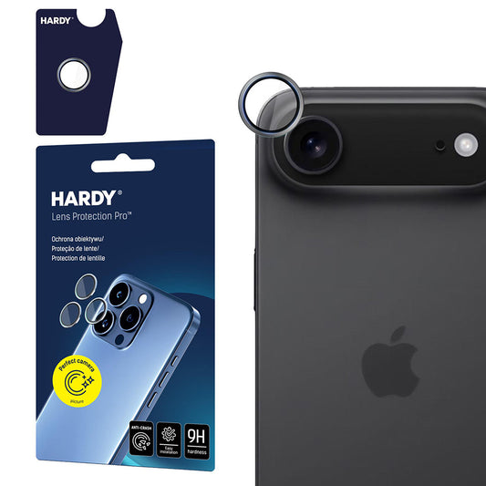 Beschermfolie Achtercamera 3MK Hardy Protection Pro voor Apple iPhone 17 Air, Gehard Glas, Grijs