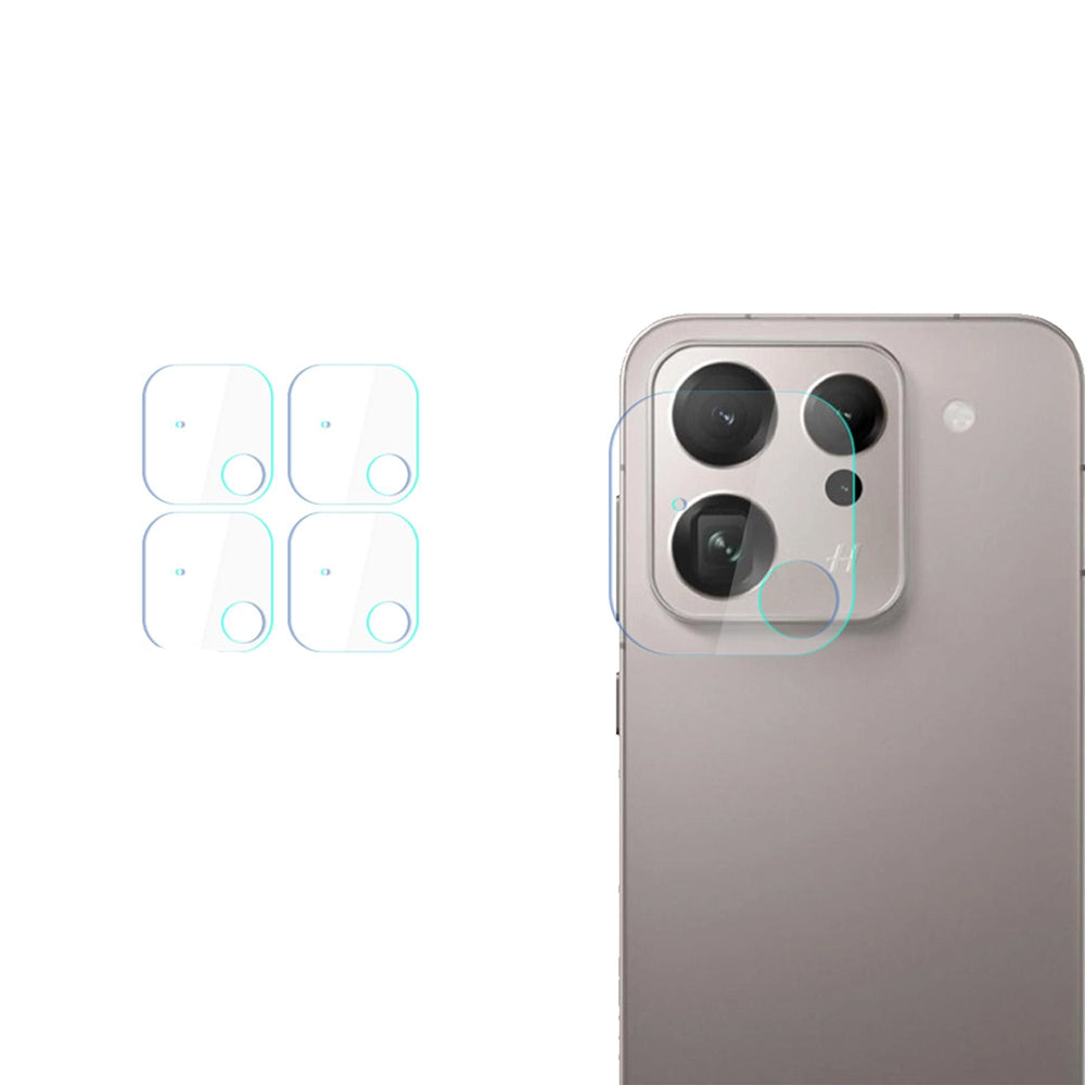 Beschermfolie Achtercamera 3MK Protection voor Oppo Find X9, Gehard Glas, Set van 4 stuks, Transparant