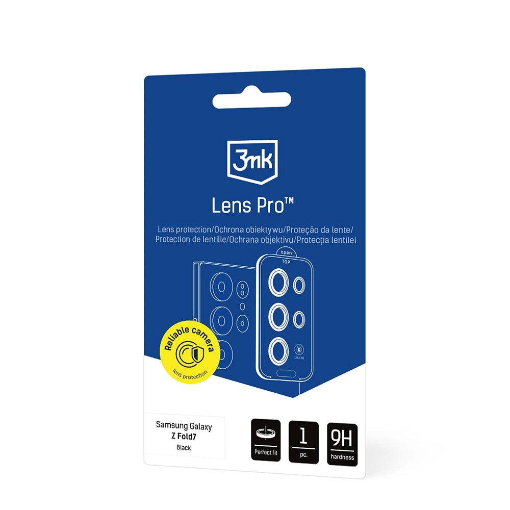 3MK Protection Pro Achtercamera Beschermfolie voor Samsung Galaxy Z Fold7 F966, Gehard Glas, Transparant