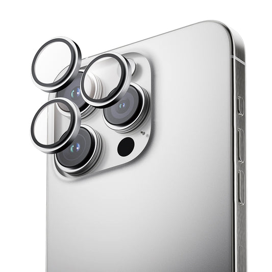 Anank AR Achtercamera Beschermfolie voor Apple iPhone 16 Pro Max / 16 Pro, Gehard Glas, Zilver