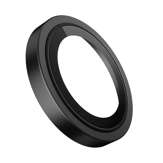 Beschermfolie Achtercamera Blueo Metal Frame voor Apple iPhone 17e / 16e, Gehard Glas, Zwart