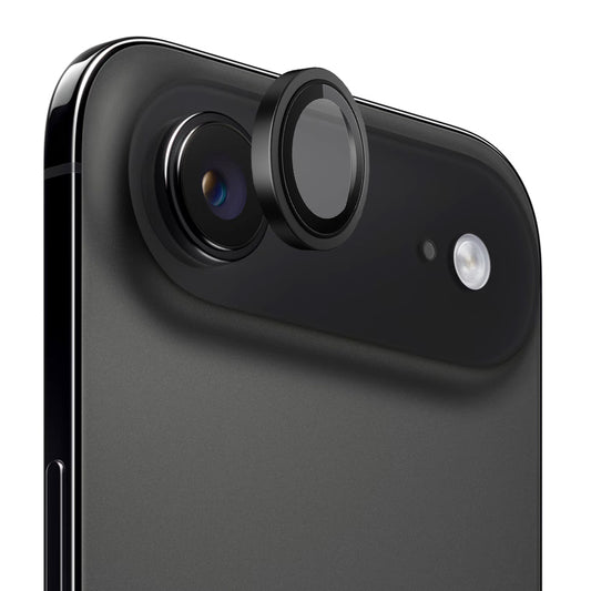 Blueo Metal Frame Rear Camera Protection Film for Apple iPhone 17 Air, Tempered Glass, Black