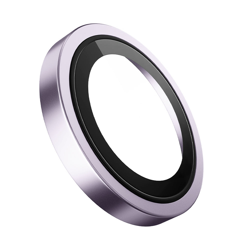 Beschermfolie Achtercamera Blueo Metal Frame voor Apple iPhone 17, Gehard Glas, Paars