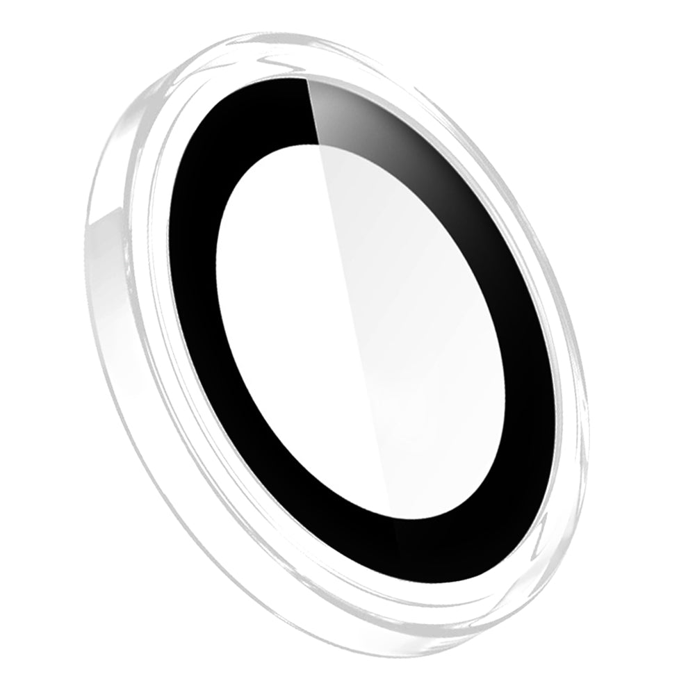 Blueo Metal Frame-beschermfolie voor de achtercamera van Apple iPhone Duo, gehard glas, transparant