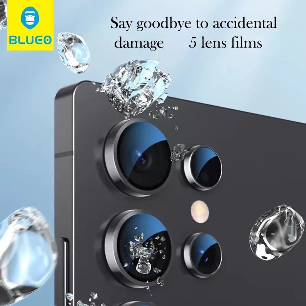 Blueo achtercamera beschermfolie voor Samsung Galaxy Z Fold8 F971, gehard glas, zilver